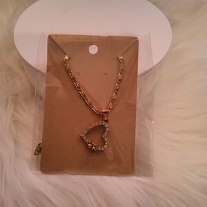 10/$10 ♥️Gold  Color Heart Pendant Necklace♥️